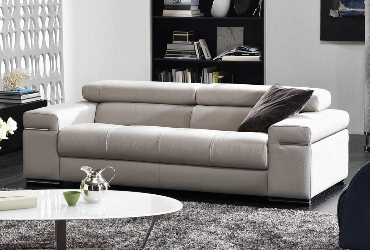 natuzzi group avana leather sofa